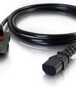 thumbnail interactive-video image 1 of 650mm Orange PVC Coiled Kettle Lead - UK 3-Pin Plug To IEC C13, 3 Core, 1.0 Mm² 1 of 3