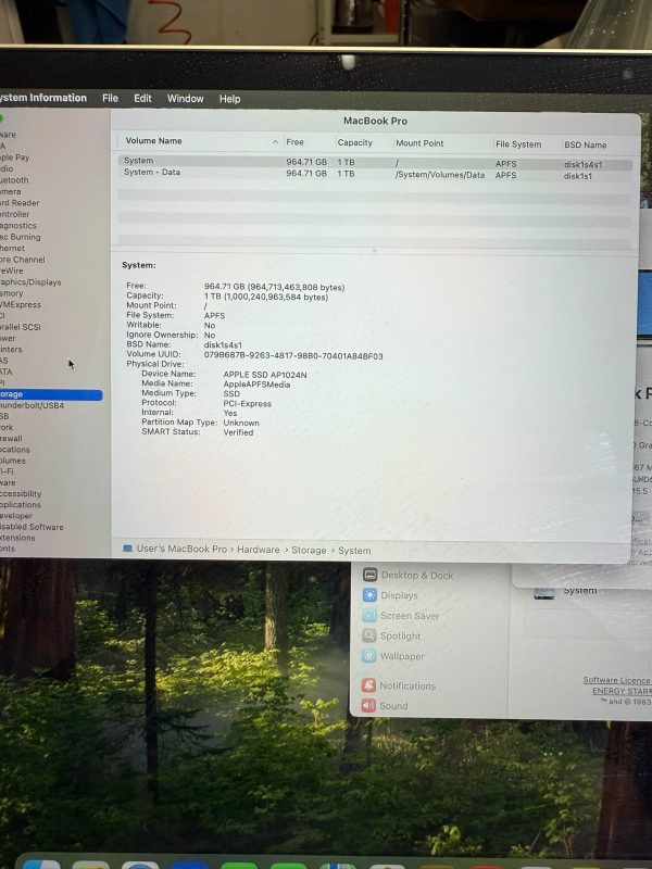 Apple MacBook Pro 2019 16inch Intel i9-9880H 2.3Ghz 16GB Memory 1TB SSD AMD Radeon Pro 5500M Refurbished - Image 12